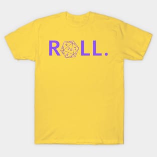 Roll. RPG Shirt light purple T-Shirt